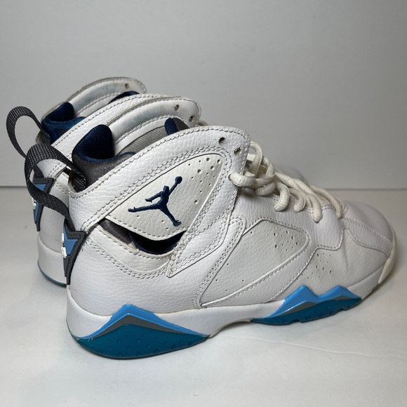 Air Jordan 7 Retro French Blue 2015 Boys Shoes - Picture 6 of 9